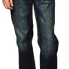 True Religion Men's Ricky Straight Leg with Back Flap Pockets Jeans