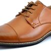 Bruno Marc Italy Prince Men's Classic Modern Oxford Wingtip Lace Dress Shoes