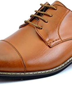 Bruno Marc Italy Prince Men's Classic Modern Oxford Wingtip Lace Dress Shoes