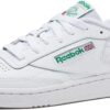 Reebok Men's Club C 85 Tennis Shoes, Casual Fashion White Sneakers