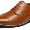 Bruno Marc Men's Prince Classic Modern Formal Oxford Lace Up Dress Shoes