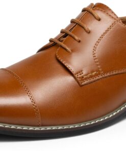 Bruno Marc Men's Prince Classic Modern Formal Oxford Lace Up Dress Shoes
