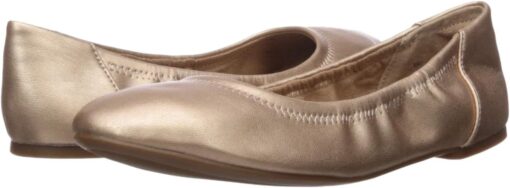 Amazon Essentials Women's Belice Slip On Ballet Flat, Rose Gold, 9.5 Wide - Image 7