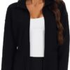 Meanzoo Women's Scrubs Jacket Zip Front Warm-up Jacket