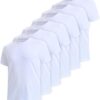 BAMBOO COOL Men's Undershirts Moisture-Wicking Crewneck T Shirts, Breathable Stretch Soft Tees for Men, 3 or 6 Pack