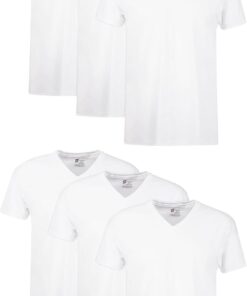 Hanes Ultimate Men's 6-Pack Best V-Neck T-Shirt