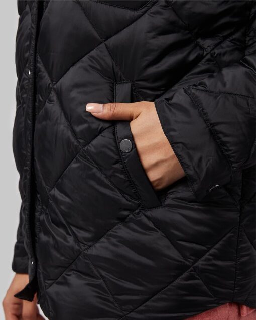 32 Degrees Women's Lightweight Recycled Poly-Fill Shirt Jacket | Quilted | Semi-Fitted | Snap Pockets - Image 3
