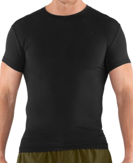 Under Armour Men's HeatGear Tactical Compression Short-Sleeve T-Shirt - Image 3