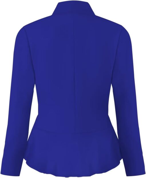 Hybrid & Company Women's Casual Work Office Elegant Open Front Premium Nylon Blazer Jacket - Image 2