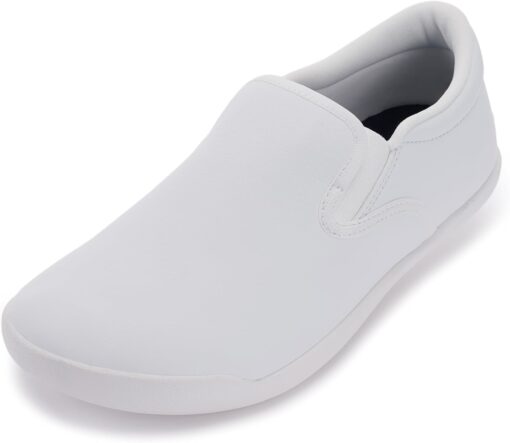 WHITIN Women's Vegan Slip-on Barefoot Shoes Fashion Sneakers | Wide Toe Box | Zero Drop Sole