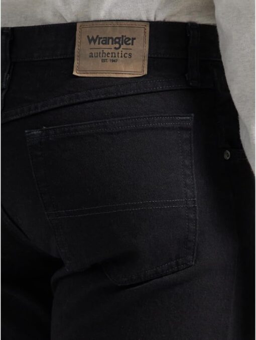 Wrangler Authentics Men's Classic 5-Pocket Relaxed Fit Cotton Jean - Image 4