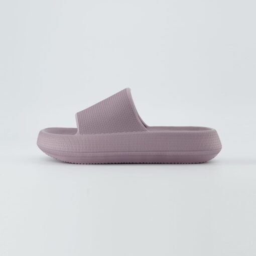 CUSHIONAIRE Feather EVA Slides for Women – Comfortable Slip On Womens Slippers, Indoor Outdoor Shower Shoes, Beach Essential Cloud Slides - Image 6
