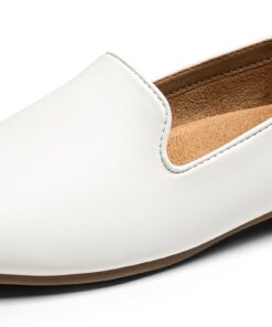 DREAM PAIRS Round Toe Flats for Women Dressy Comfortable, Slip-On Dress Business Casual Office Work Shoes for Women