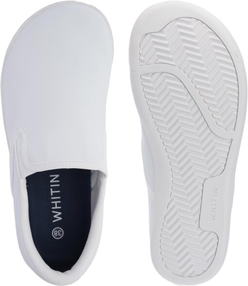 WHITIN Women's Vegan Slip-on Barefoot Shoes Fashion Sneakers | Wide Toe Box | Zero Drop Sole - Image 3
