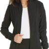 Cherokee Scrub Jackets For Woman with Zip Front, 360° Stretch Fabric - CK303