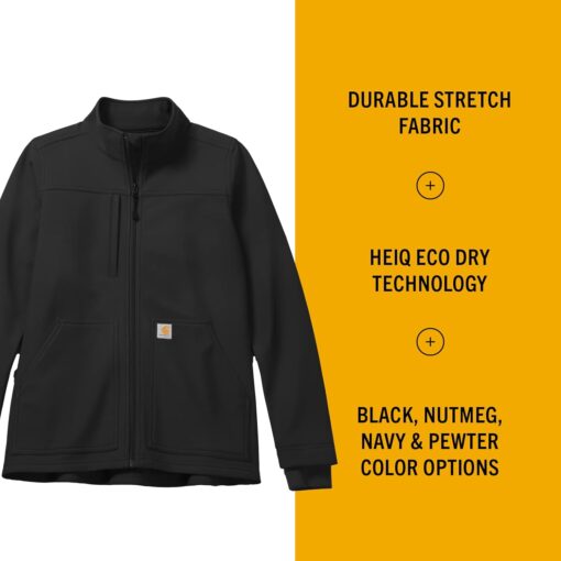Carhartt Scrubs C81023 Women's Rugged Flex® Modern Fit Bonded Fleece Ja - Image 5