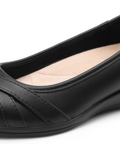 DREAM PAIRS Women's Ballet Flats Business Office Work Dress Shoes Comfortable Dressy Flats for Women