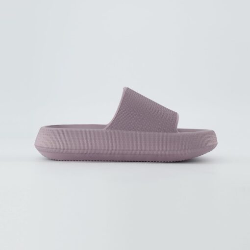 CUSHIONAIRE Feather EVA Slides for Women – Comfortable Slip On Womens Slippers, Indoor Outdoor Shower Shoes, Beach Essential Cloud Slides - Image 8