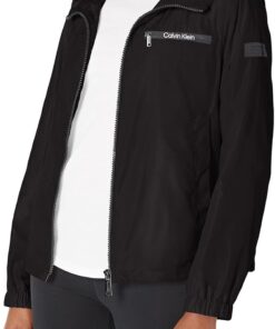 Calvin Klein Women's Lightweight Water Resistant Everyday Windbreaker