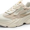 DREAM PAIRS Women's Platform Chunky Fashion Sneakers Jaxon Walking Lace-Up Comfortable Dad Sneakers Workout Sport Work Casual Tennis Shoes