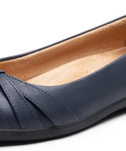 DREAM PAIRS Women’s Ballet Flats, Comfortable Round Toe Slip on Dressy Work Office Shoes with Arch Support