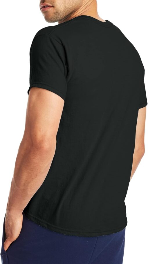 Hanes X-Temp Performance T-Shirt Pack, Cotton Blend Moisture-Wicking Tees for Men, 2-Pack - Image 3