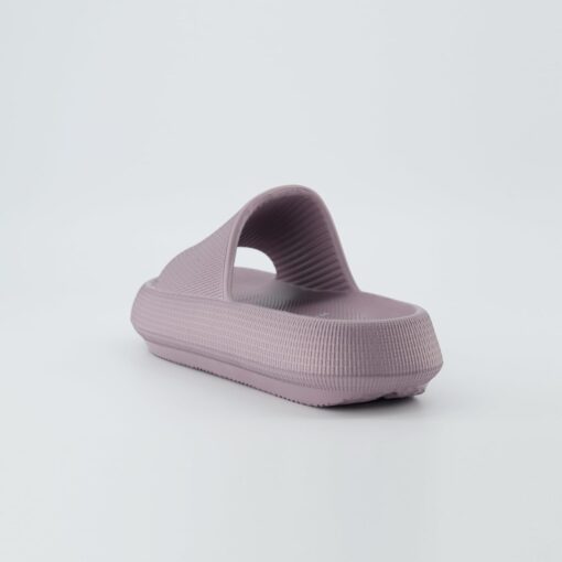 CUSHIONAIRE Feather EVA Slides for Women – Comfortable Slip On Womens Slippers, Indoor Outdoor Shower Shoes, Beach Essential Cloud Slides - Image 9