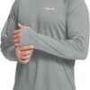 baleaf Men's Sun Protection Hoodie Shirt UPF 50+ Long Sleeve UV SPF T-Shirts Rash Guard Fishing Swimming Lightweight