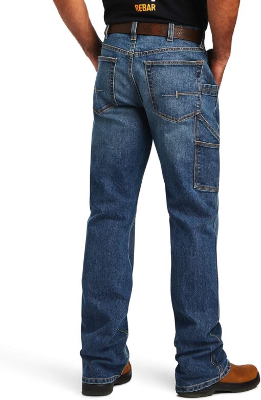 Ariat Men's Rebar M4 Relaxed Durastretch Workhorse Boot Cut Jean - Image 2