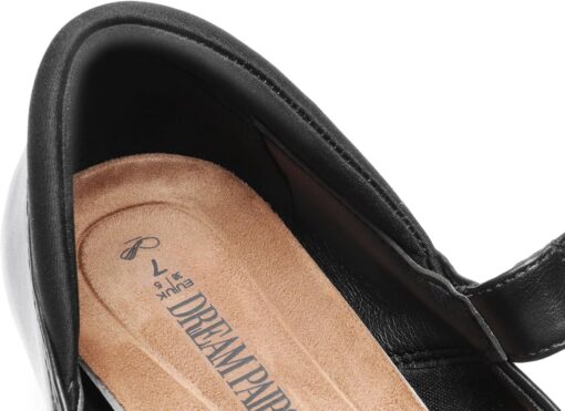 DREAM PAIRS Womens Ballet Mary Jane Flats, Comfortable Business Office Dress Shoes for Women Dressy and Work with Ankle Strap - Image 3