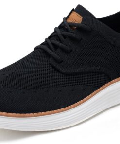 Men's KnitFlex Mesh Sneakers | Wide Fit, Lightweight, Breathable | Casual Walking Shoes