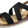 DREAM PAIRS Women's Summer Dressy Low Wedge Heels Comfortable Slip on Casual Flat Sandals for Walking Vacation