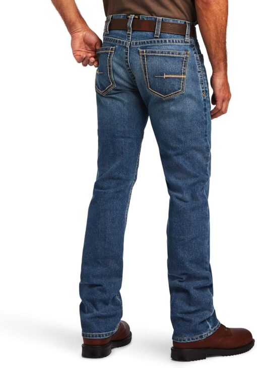 ARIAT Men's Rebar M7 Slim Durastretch Made Tough Straight Pant - Image 2