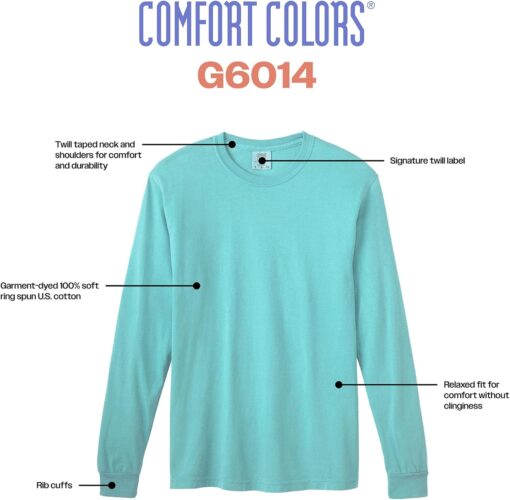 Comfort Colors Men's Adult Long Sleeve Tee, Style 6014 - Image 2