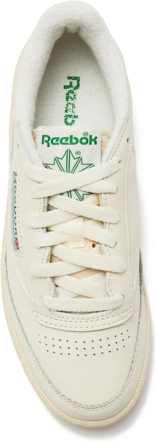 Reebok Women's Club C 85 Vintage Tennis Sneakers, Casual White Shoes - Image 4