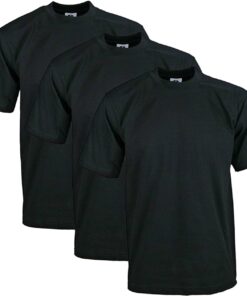 Pro Club Men's 3-Pack Heavyweight Cotton Short Sleeve Crew Neck T-Shirt