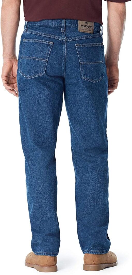 Wrangler Men's Classic 5-Pocket Relaxed Fit Cotton Jean - Image 3