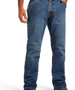 Ariat Men's Rebar M4 Relaxed Durastretch Workhorse Boot Cut Jean