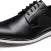 Bruno Marc Men's Plain Toe Oxford Shoes Business Formal Derby Dress Sneakers Crossflex GentEdge
