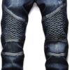RXXKKK Men's Classic Zipper Biker Regular Fit Flex Jean