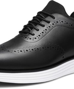 Bruno Marc Men's MaxFlex Dress Sneakers Oxfords Casual Wingtip Brogue Shoes