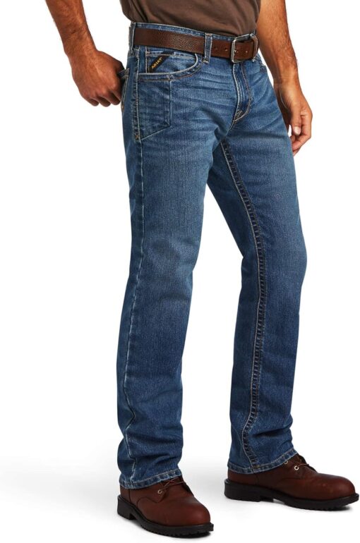 ARIAT Men's Rebar M7 Slim Durastretch Made Tough Straight Pant
