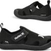 Hurley Kona Toddler Water Shoes - Beach Essentials, Girls and Boys Closed Toe Sandals, Lightweight, Breathable, Kids Water Shoes with Non-Slip Sole and Adjustable Straps, Outdoor Toddler Swim Shoes