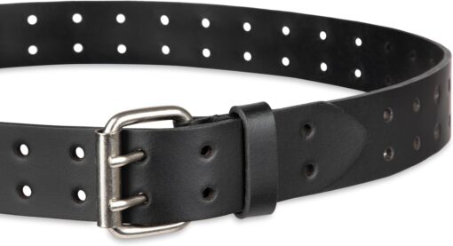 Dickies Men's Double Prong Fully Adjustable Leather Belt - Image 3