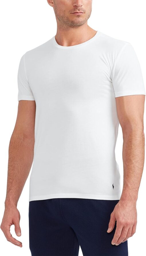 POLO RALPH LAUREN 3-Pack Big Crew Undershirts White 3XB - Image 2