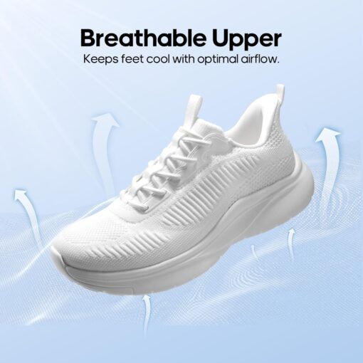 NORTIV 8 Women's Slip on Walking Shoes Tennis Lightweight Gym Sneakers ActiveFlow Workout Breathable Hands-Free Cross Trainer Comfortable Fashion Sneakers - Image 5