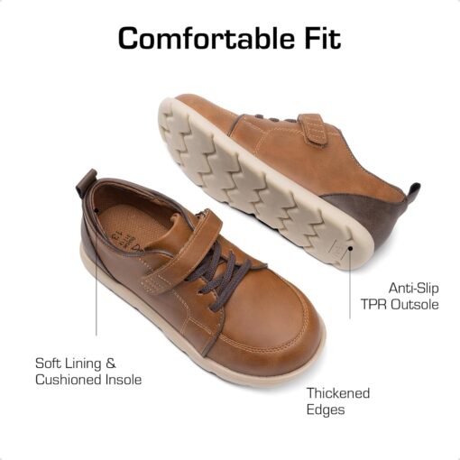 DREAM PAIRS Boys Dress Shoes Sneaker Casual Oxfords Formal School Uniform Shoes for Toddler Little Kid - Image 3