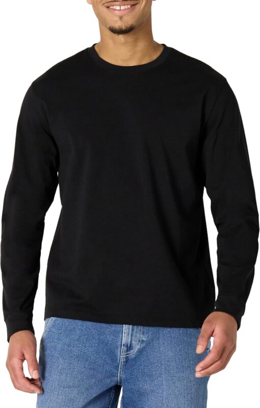 Amazon Essentials Men's Heavyweight Relaxed Fit Long Sleeve T-Shirt