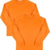 Fruit of the Loom Men's Eversoft Cotton Long Sleeve T Shirts, Breathable & Moisture Wicking with Odor Control