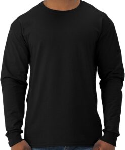 Jerzees Men's Dri-Power Cotton Blend Long Sleeve Tees, Moisture Wicking, Odor Protection, UPF 30+, Sizes S-3x